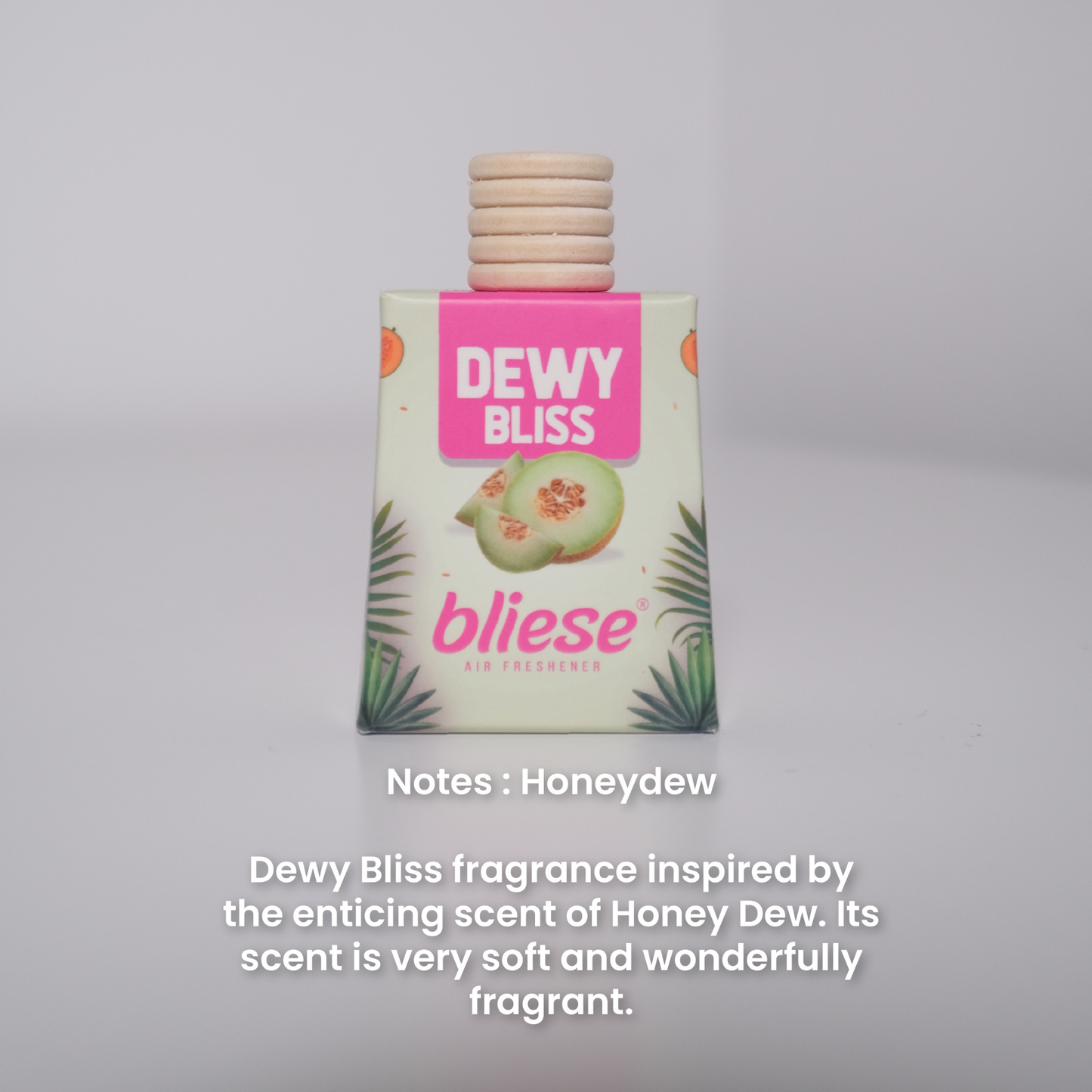 Bliese Wooden Cap Air Freshener - Dewy Bliss, 0.3 fl oz (9ml)