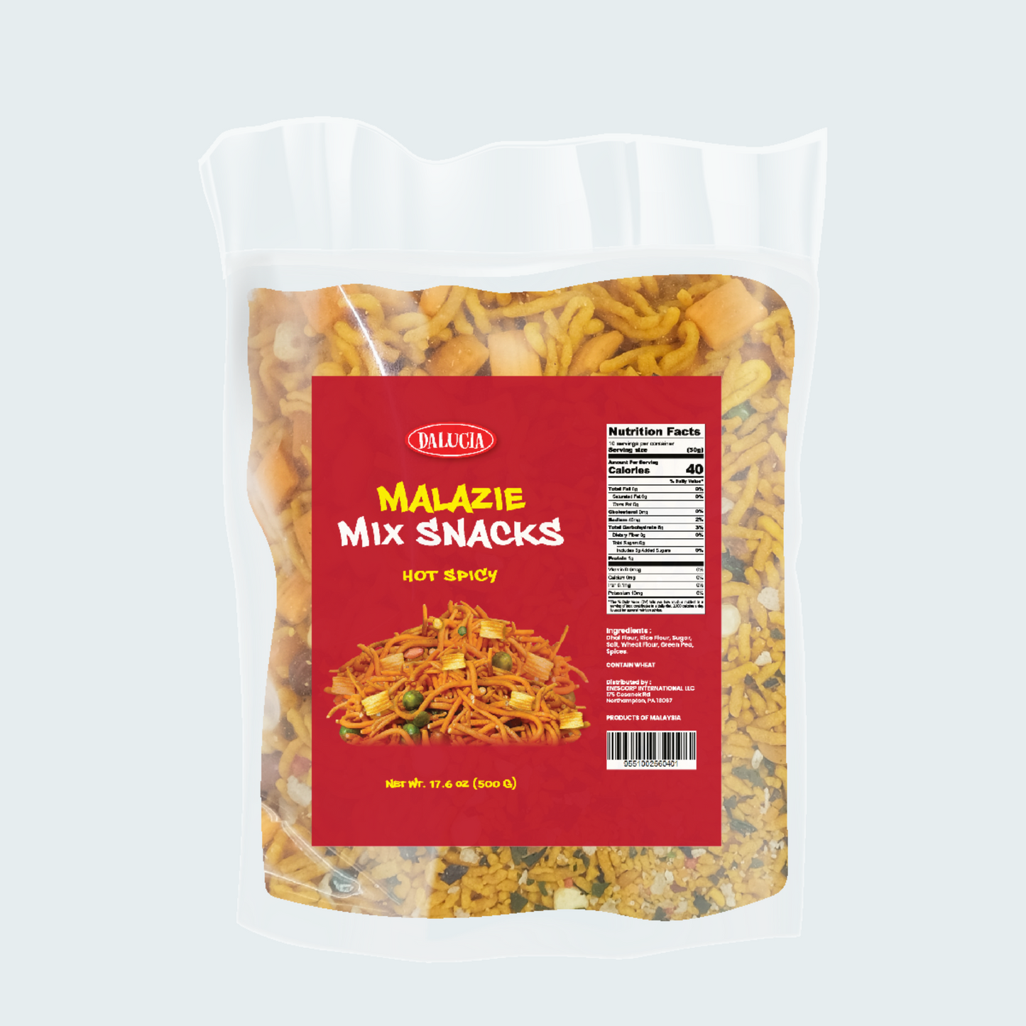 Malazie Mix Muruku Snacks, Value Pack, Mixed Flavors, 17.6 oz (500 gm), a pack of 3