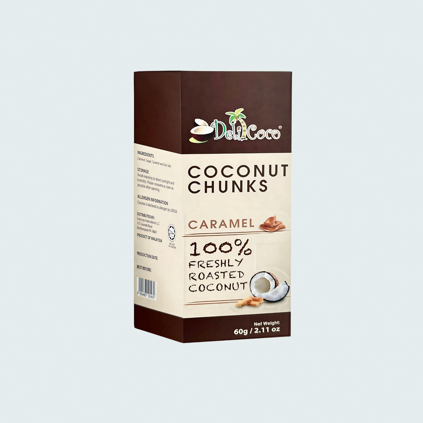 Coconut Chunks (Caramel), 2.12 oz (60 gm)