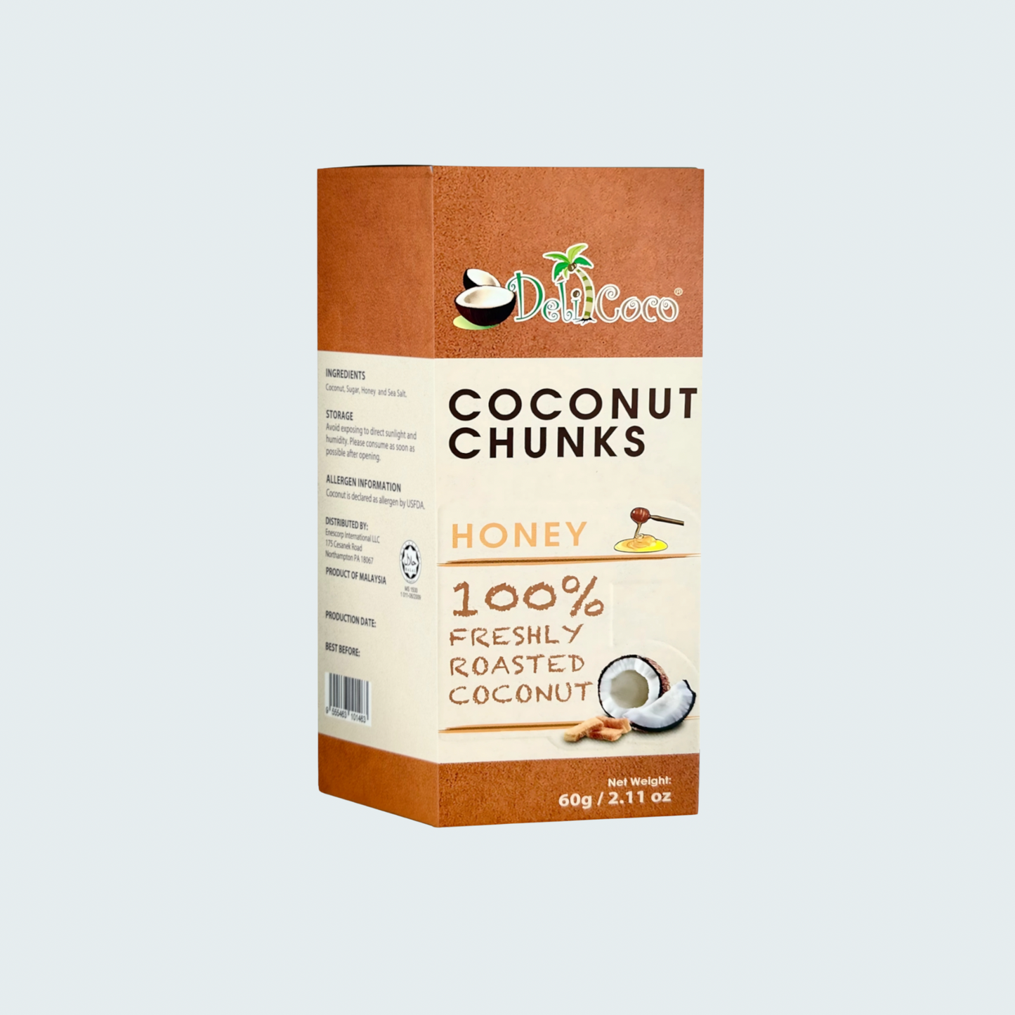 Coconut Chunks (Honey), 2.12 oz (60 gm)