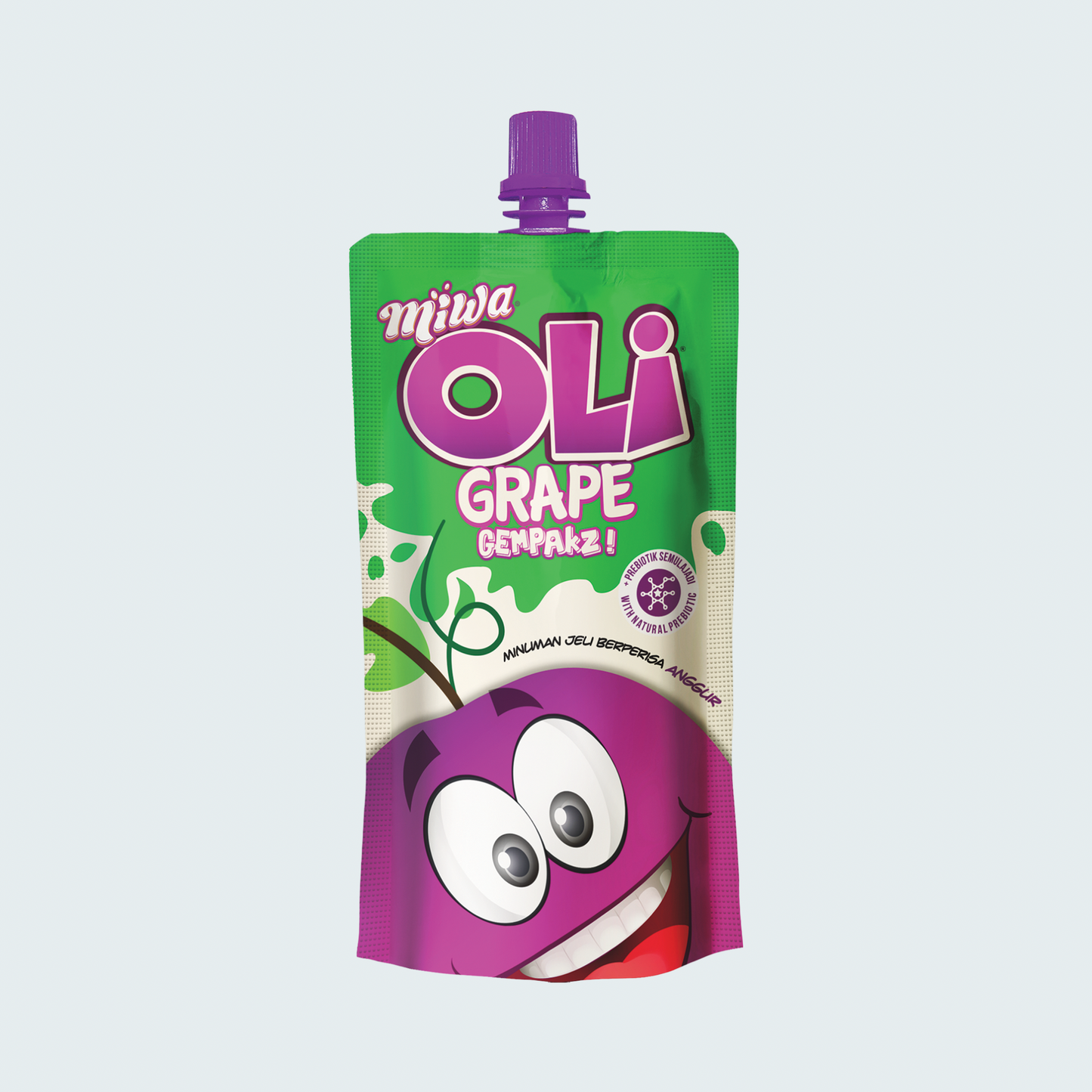 Fruity Jelly Drink in Pouch, Grape, 4 fl oz (120 ml)