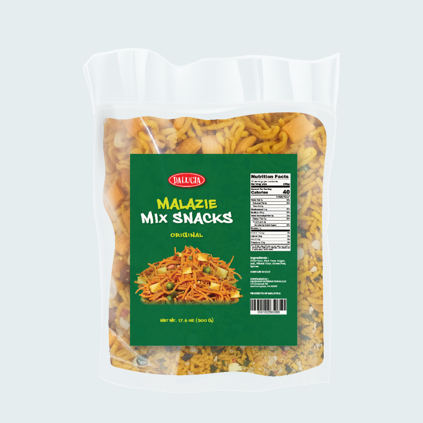 Malazie Mix Snacks (Original), 17.6 oz (500 gm)