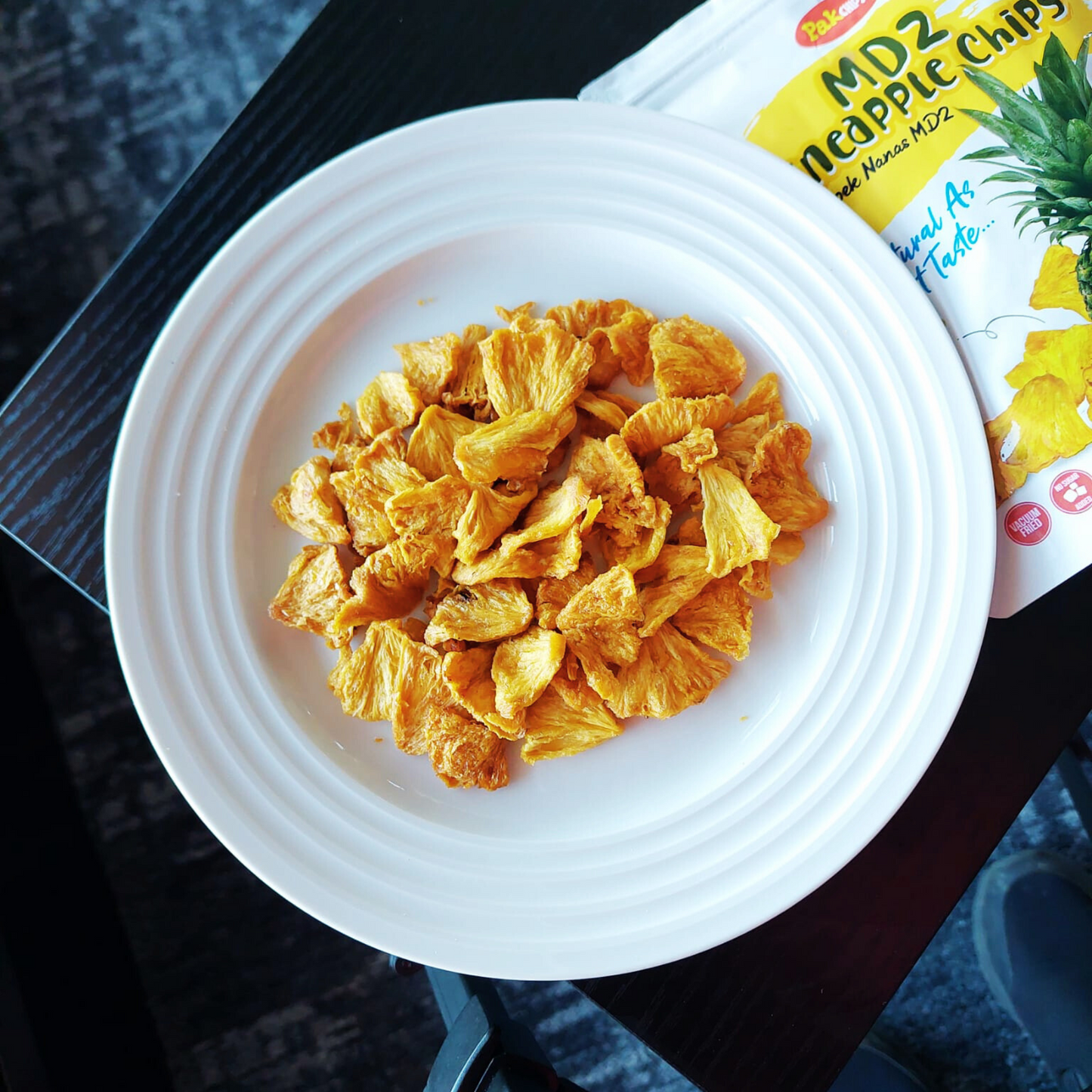 Vacuum Fried Fruit Chips, 1.8 oz (50gm), a pack 2