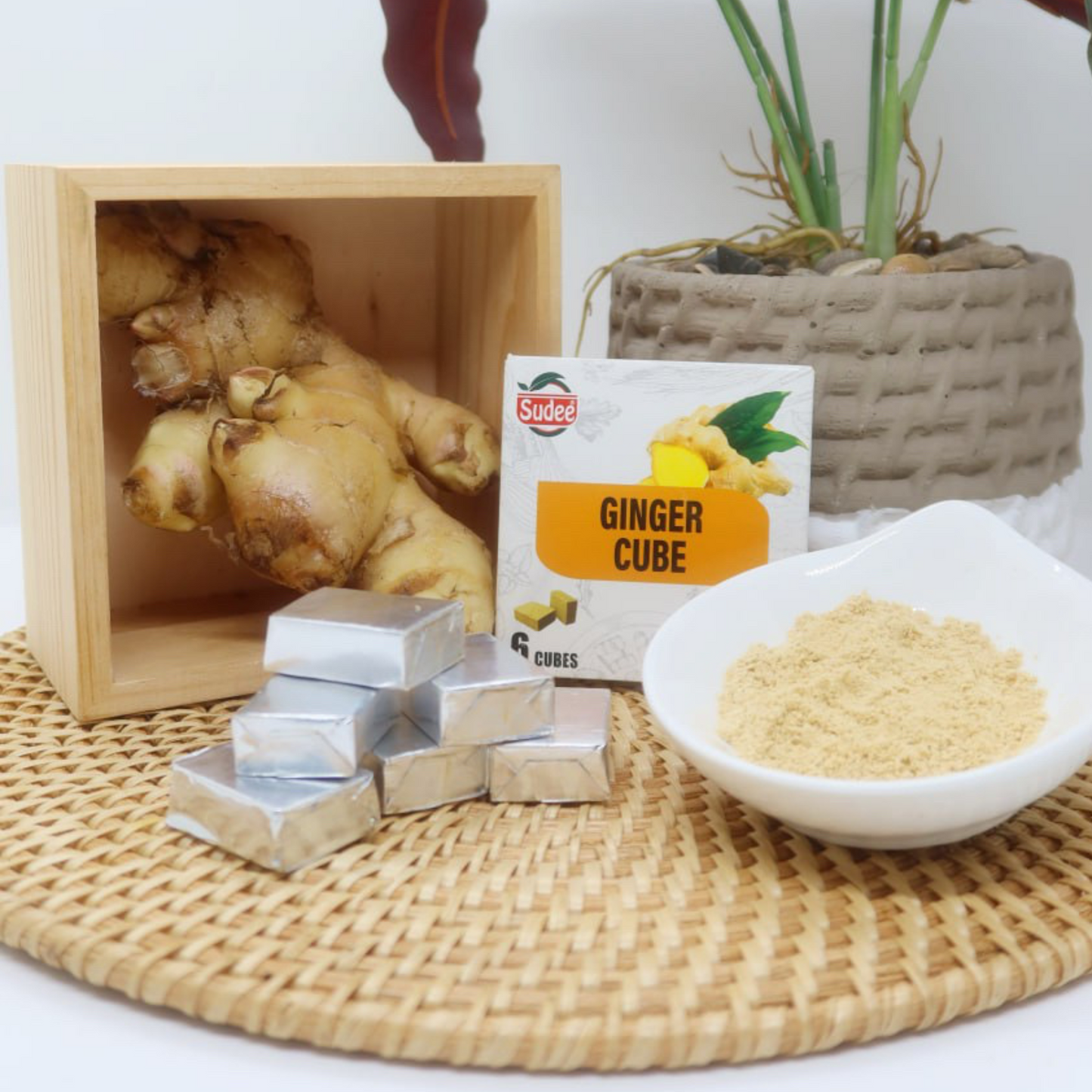 Sudee Ginger Cooking Cubes, 1.9 oz (54 gm)