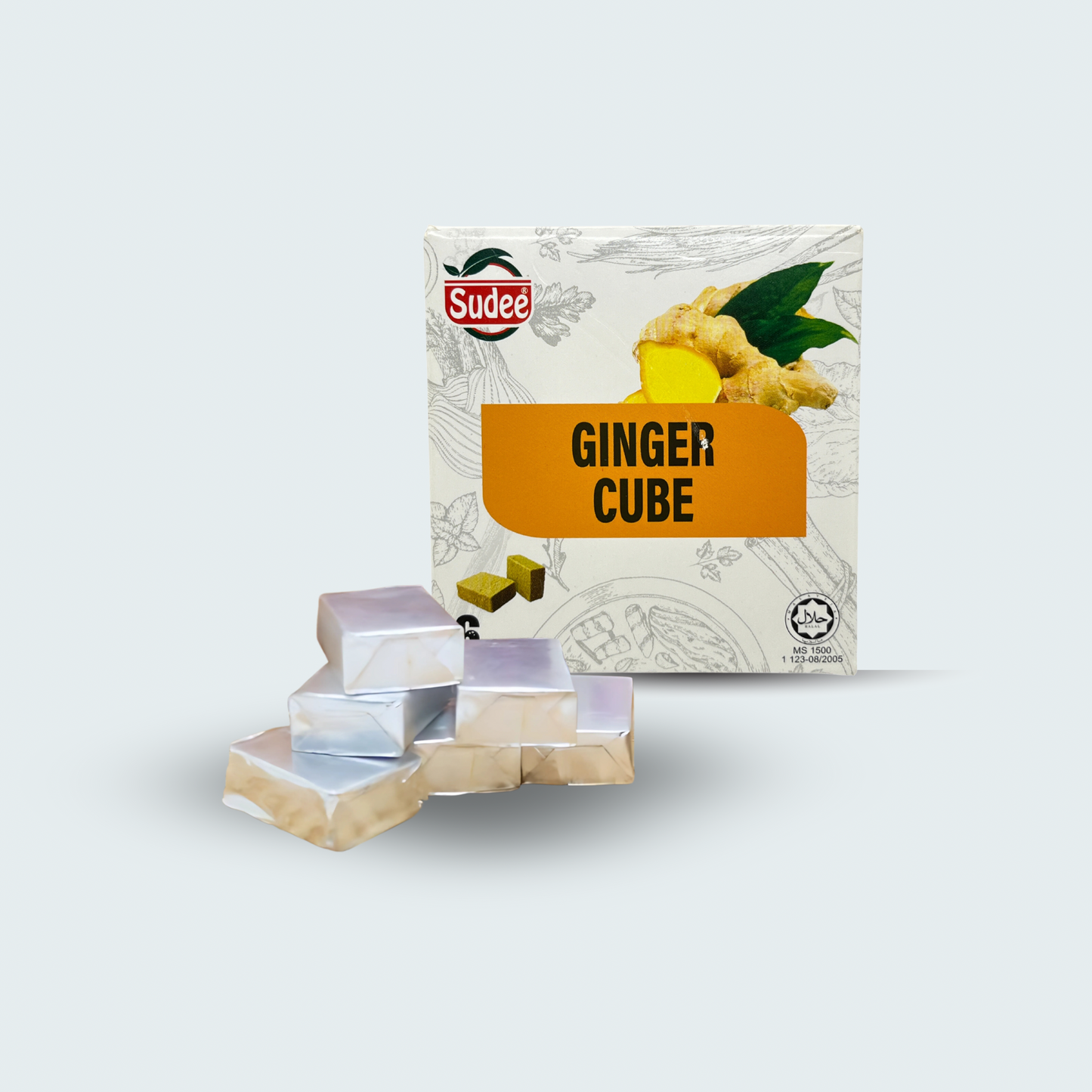Sudee Ginger Cooking Cubes, 1.9 oz (54 gm)