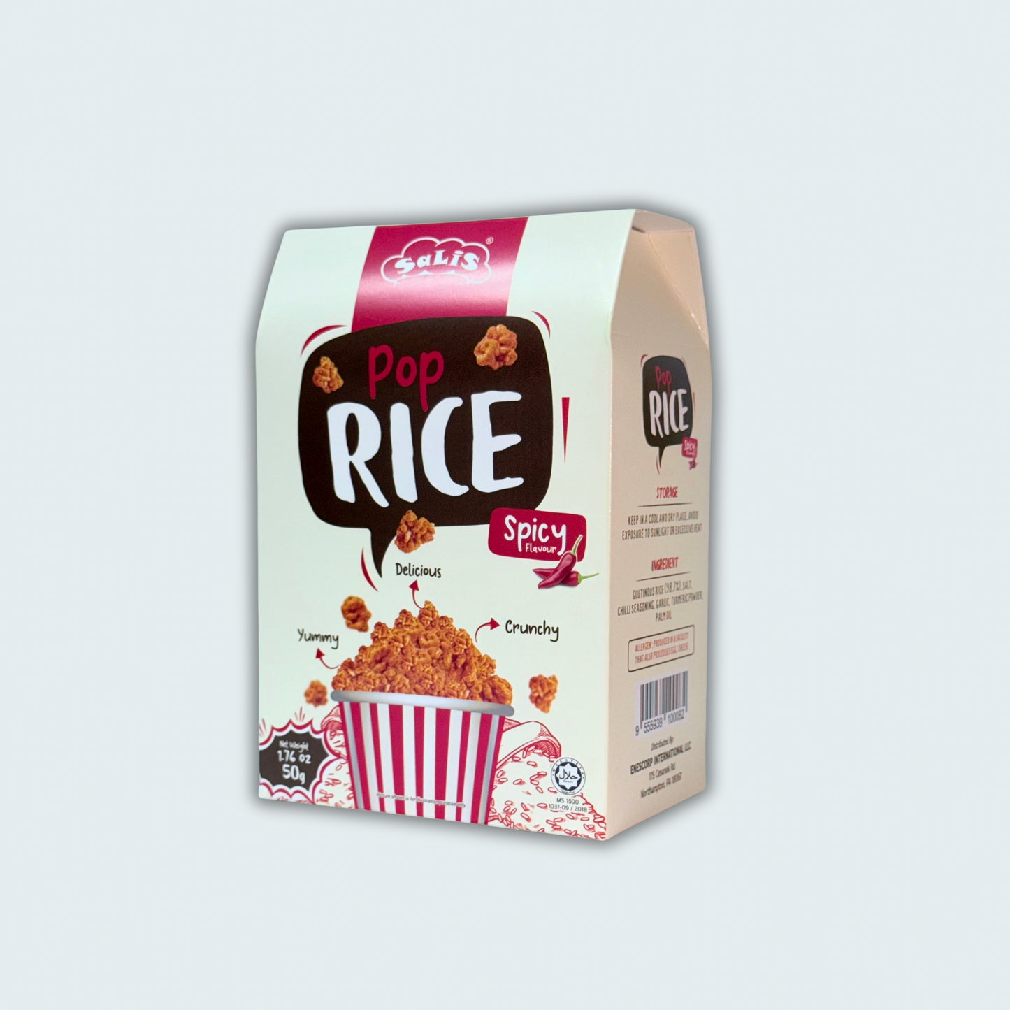 Cheesy and Spicy Pop Rice Combo Pack, 1.8 oz (50 gm), a pack of 6
