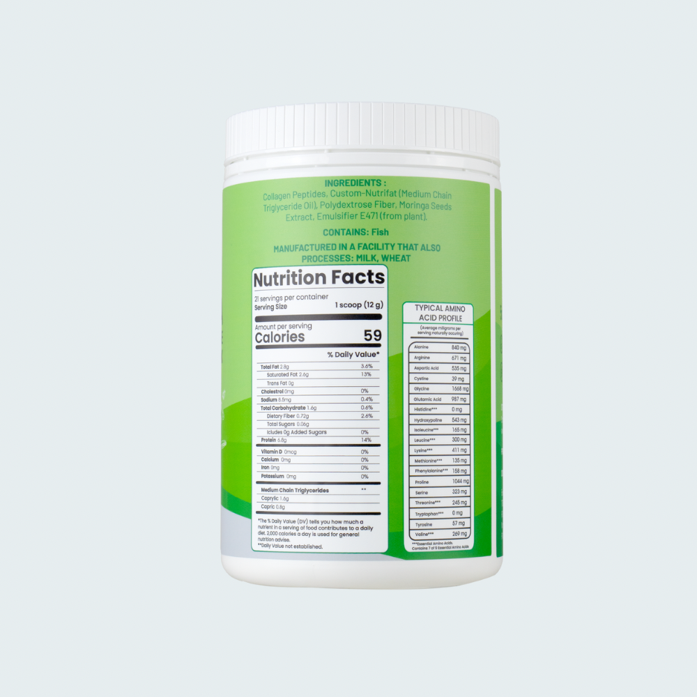 Collagen Peptide Botanical Drink Powder, 8.82 oz (250 gm)