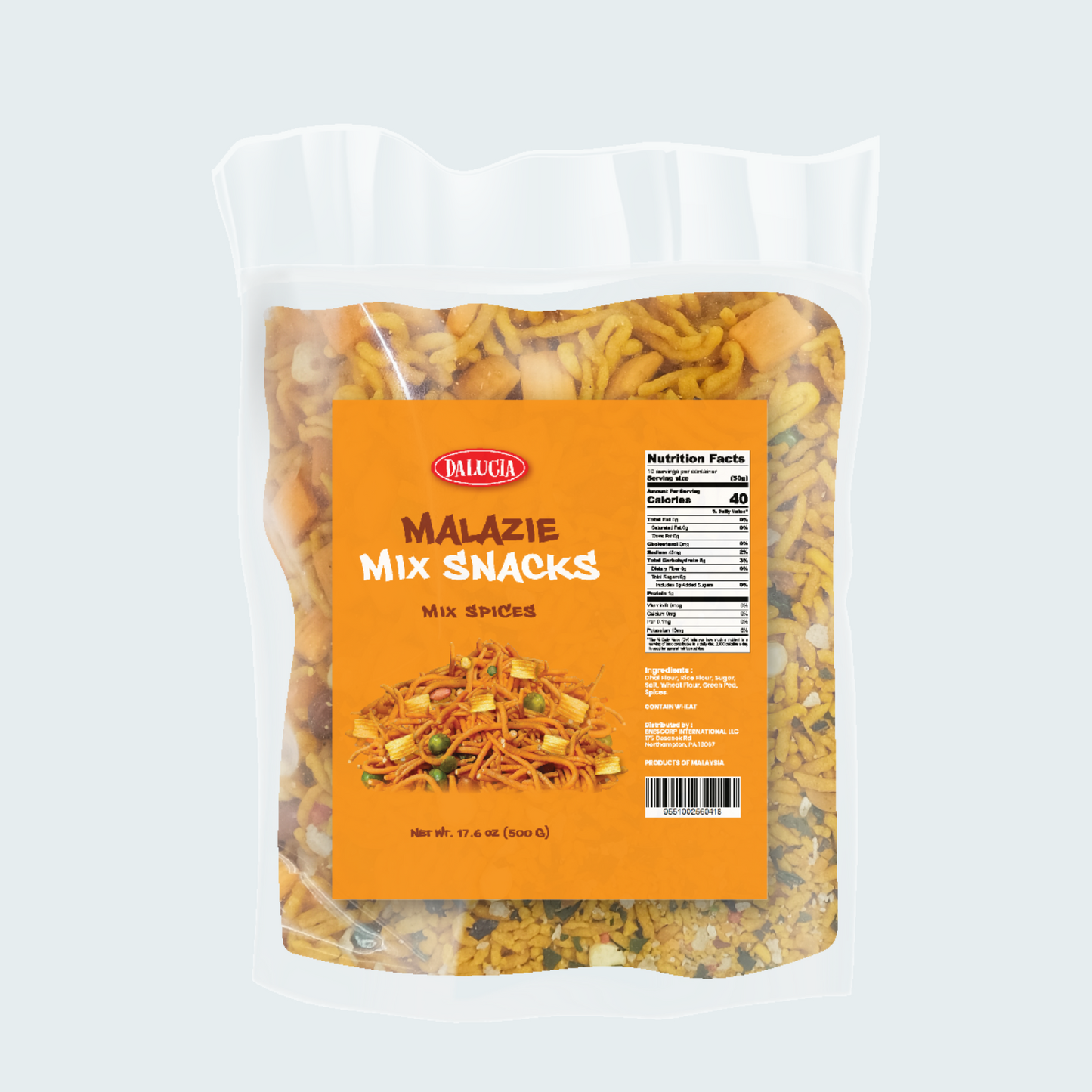 Malazie Mix Muruku Snacks, Value Pack, Mixed Flavors, 17.6 oz (500 gm), a pack of 3