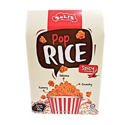 Salis Spicy Cheese Pop Rice, 1.8 oz (50 gm)