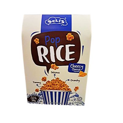 Salis Cheezy Cheese Pop Rice, 1.8 oz (50 gm)