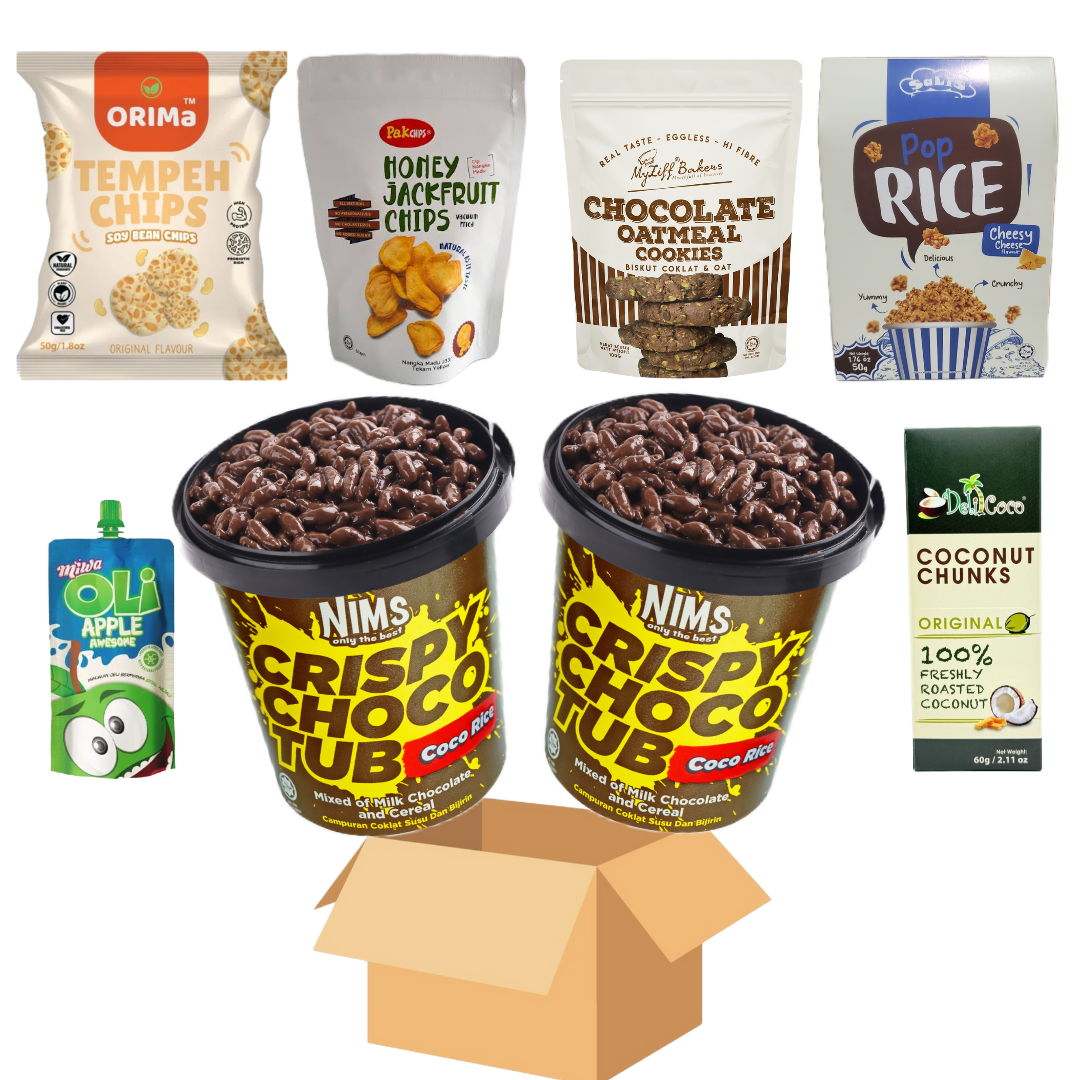 Asian Snack Bundle - Nims Crispy Choco Tub & Other