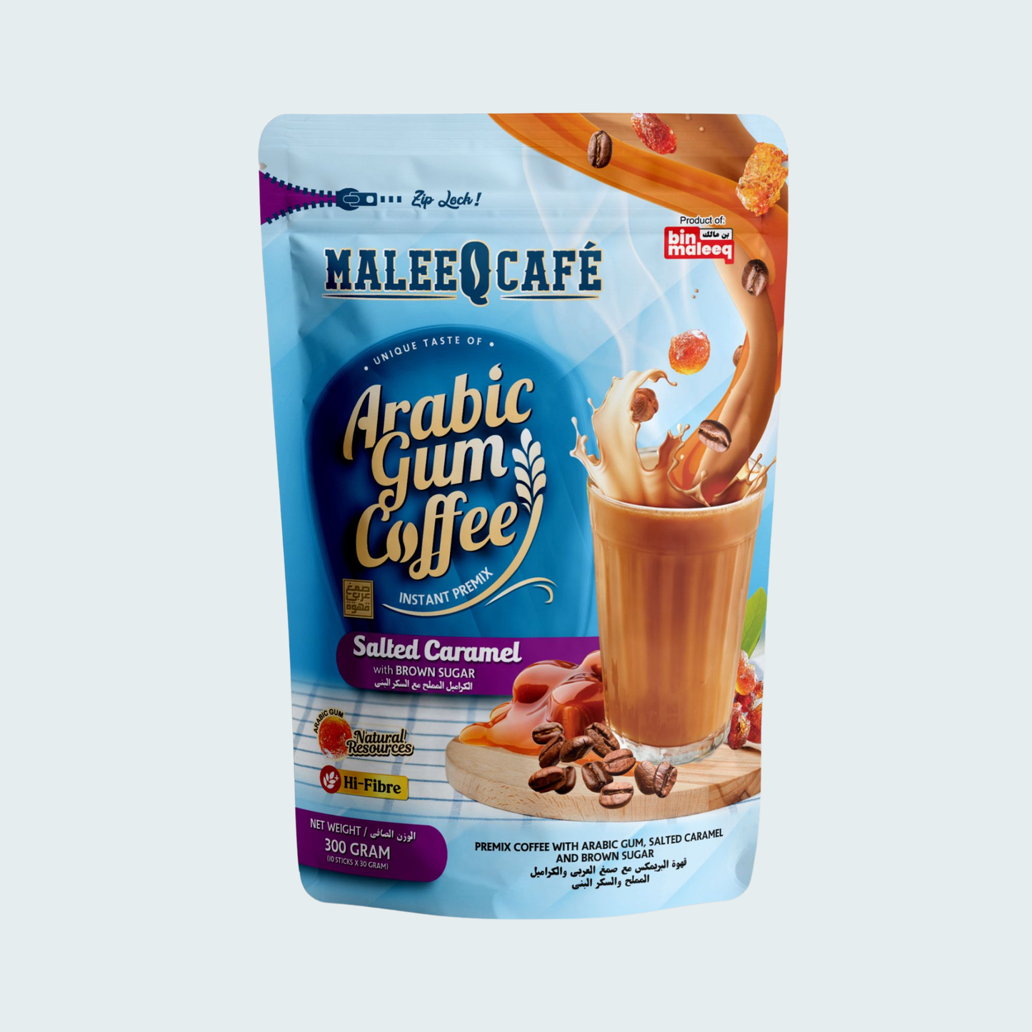 Arabic Gum Coffee - Salted Caramel 10.58 oz (300 gm)