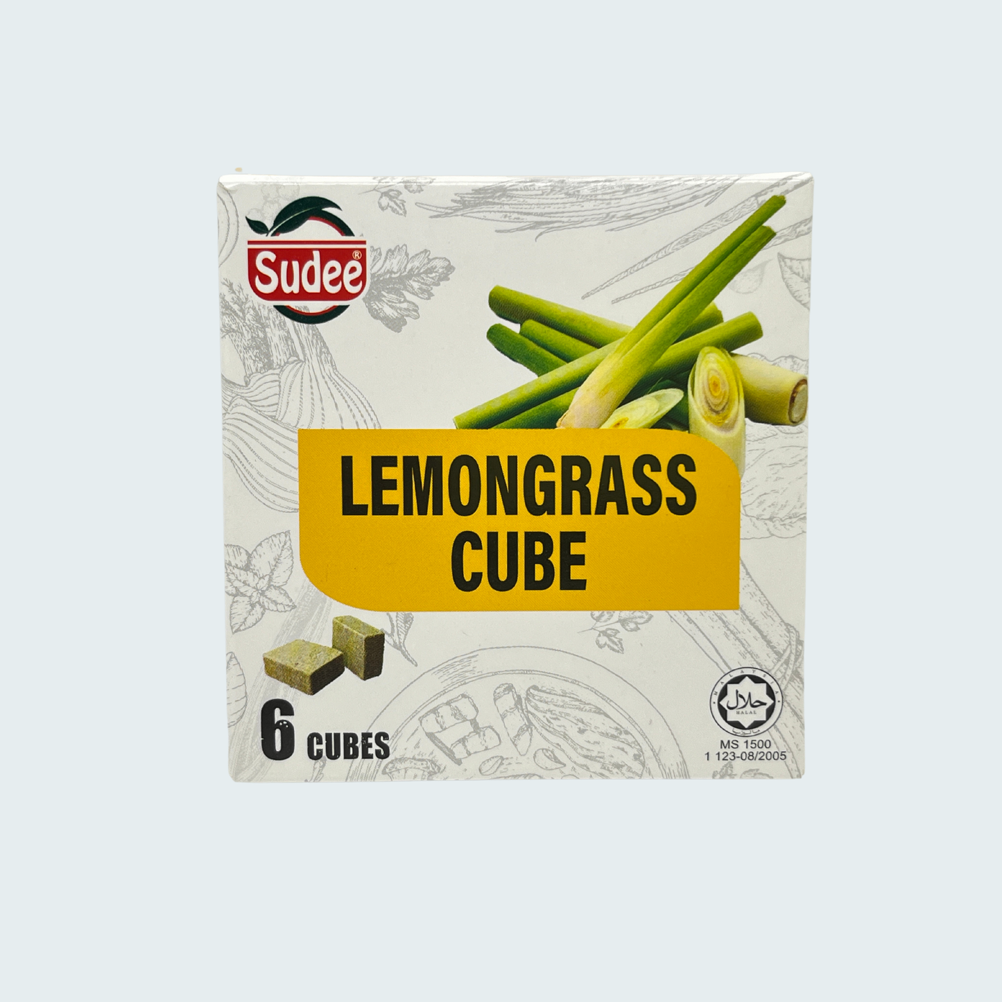 Sudee Lemongrass Cooking Cubes, 1.9 oz (54 gm)
