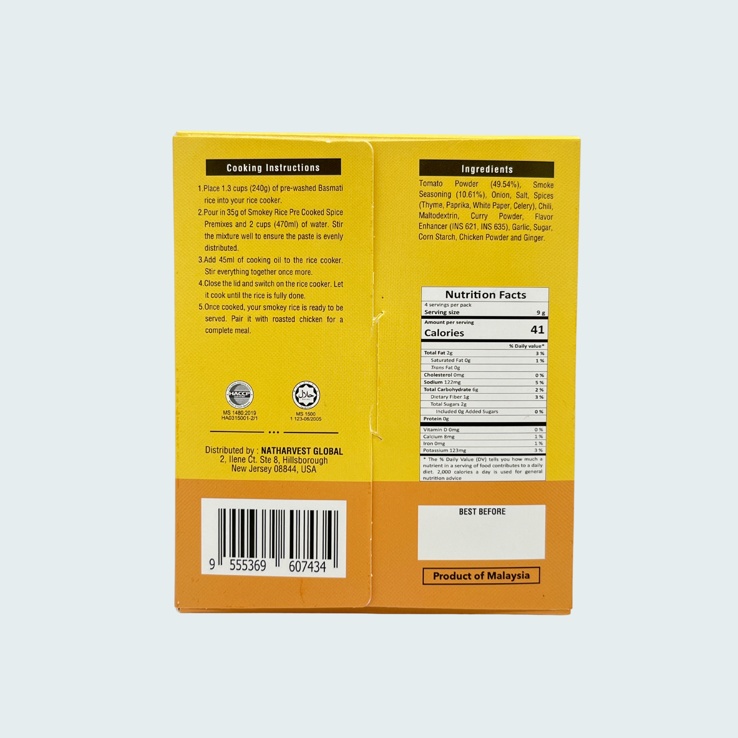 Sudee Smokey Rice Cooking Premix, 1.23 oz (35 gm)