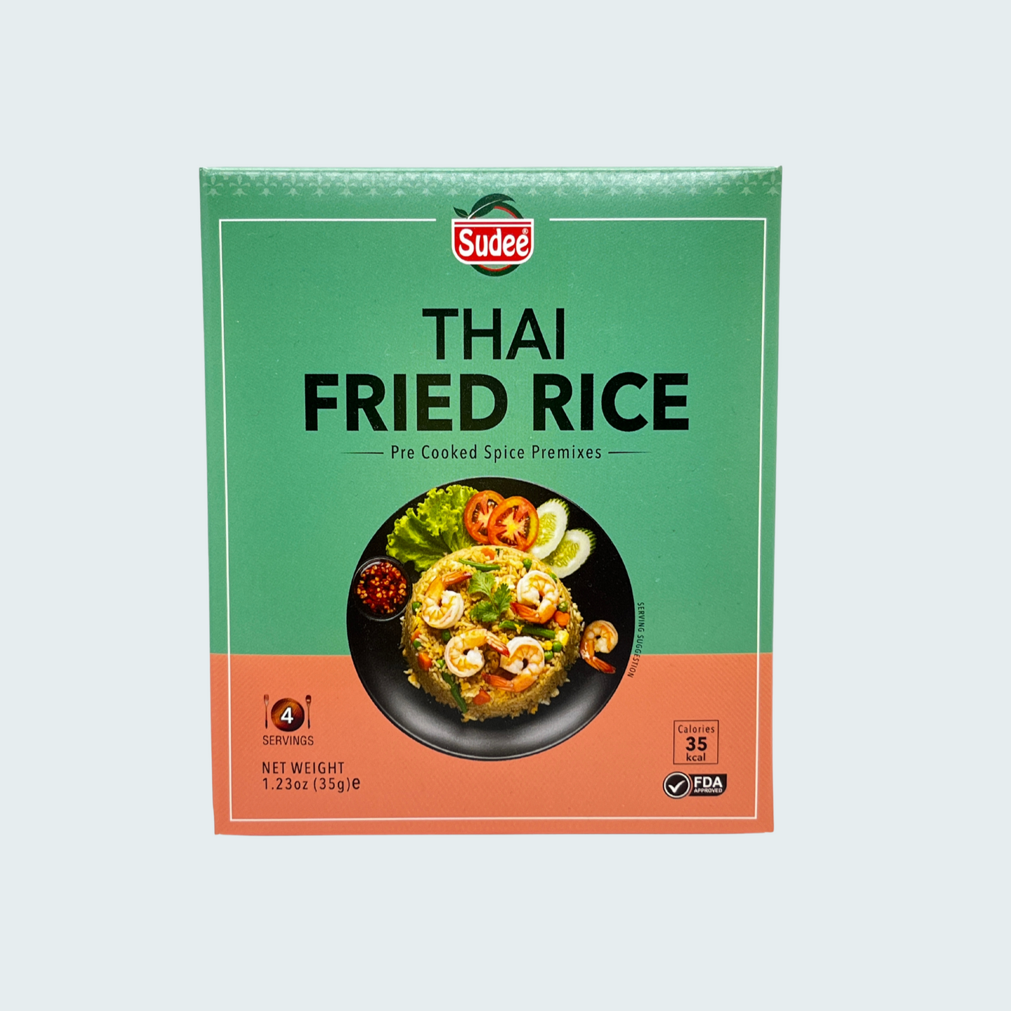 Sudee Thai Fried Rice Precooked Spice Premix Powder, 1.23 oz (35 gm)