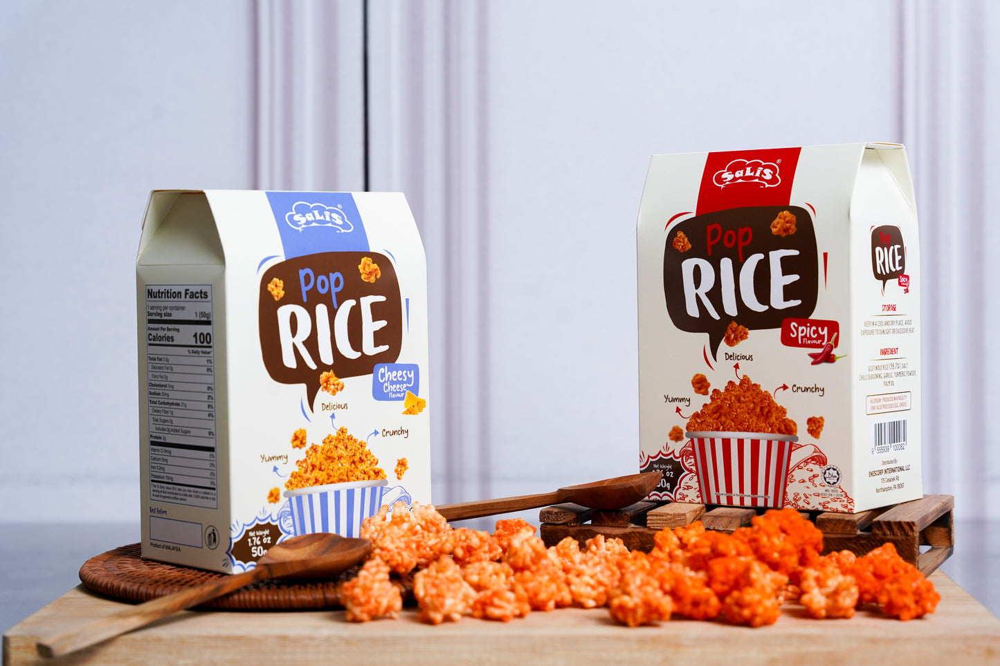 Cheezy Cheese Pop Rice, 1.8 oz (50 gm)