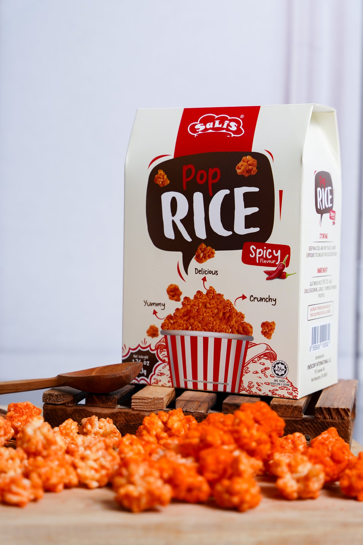Spicy Cheese Pop Rice, 1.8 oz (50 gm)