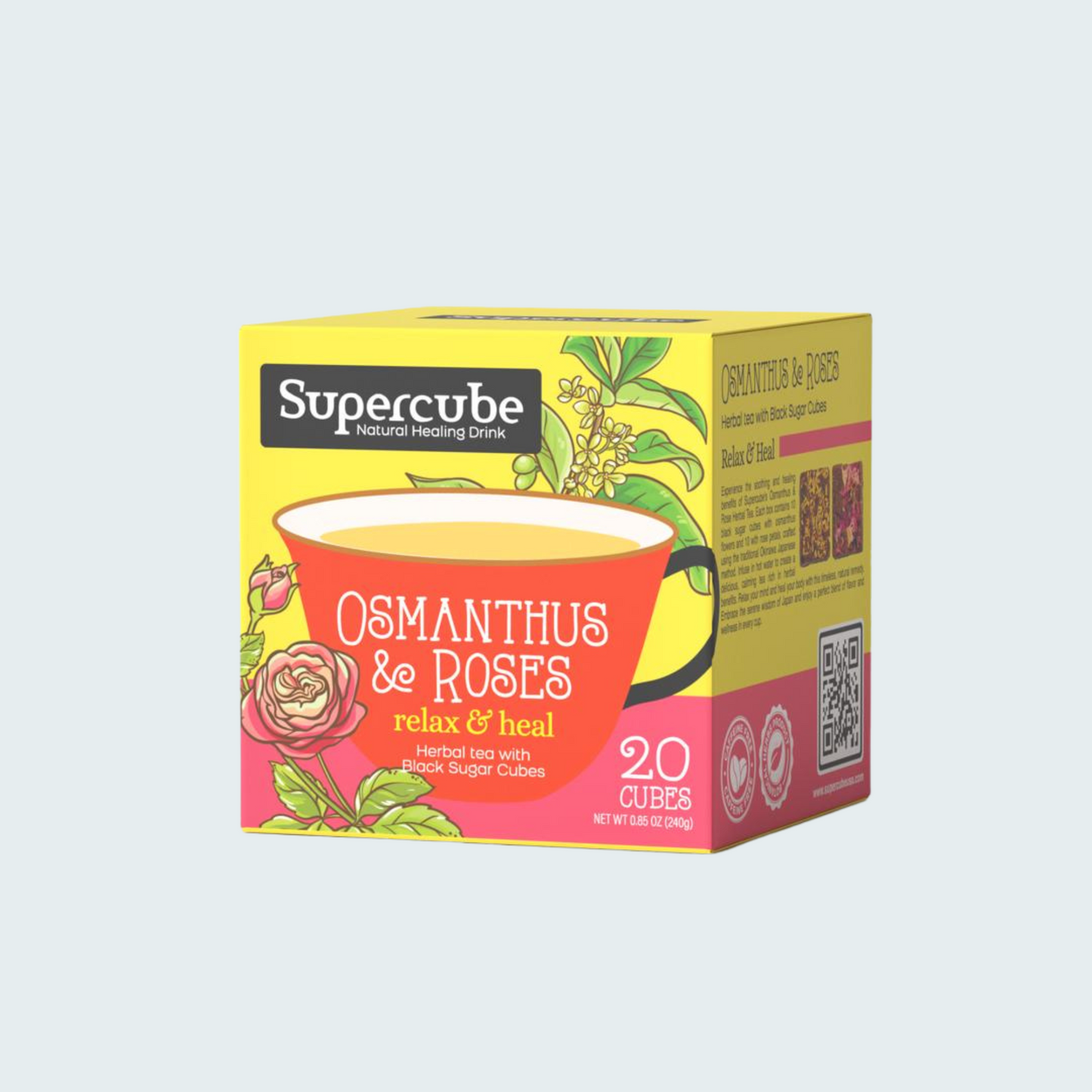 Herbal Tea with Black Sugar Cubes, 8.47 oz (240 gm)