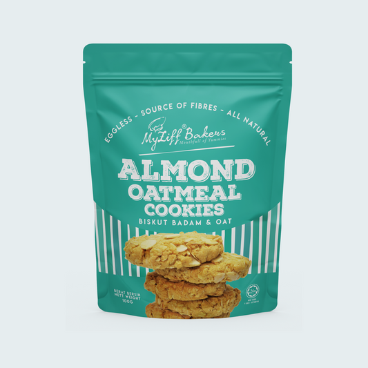 Almond Oatmeal Cookies, 3.53 oz (100 gm)