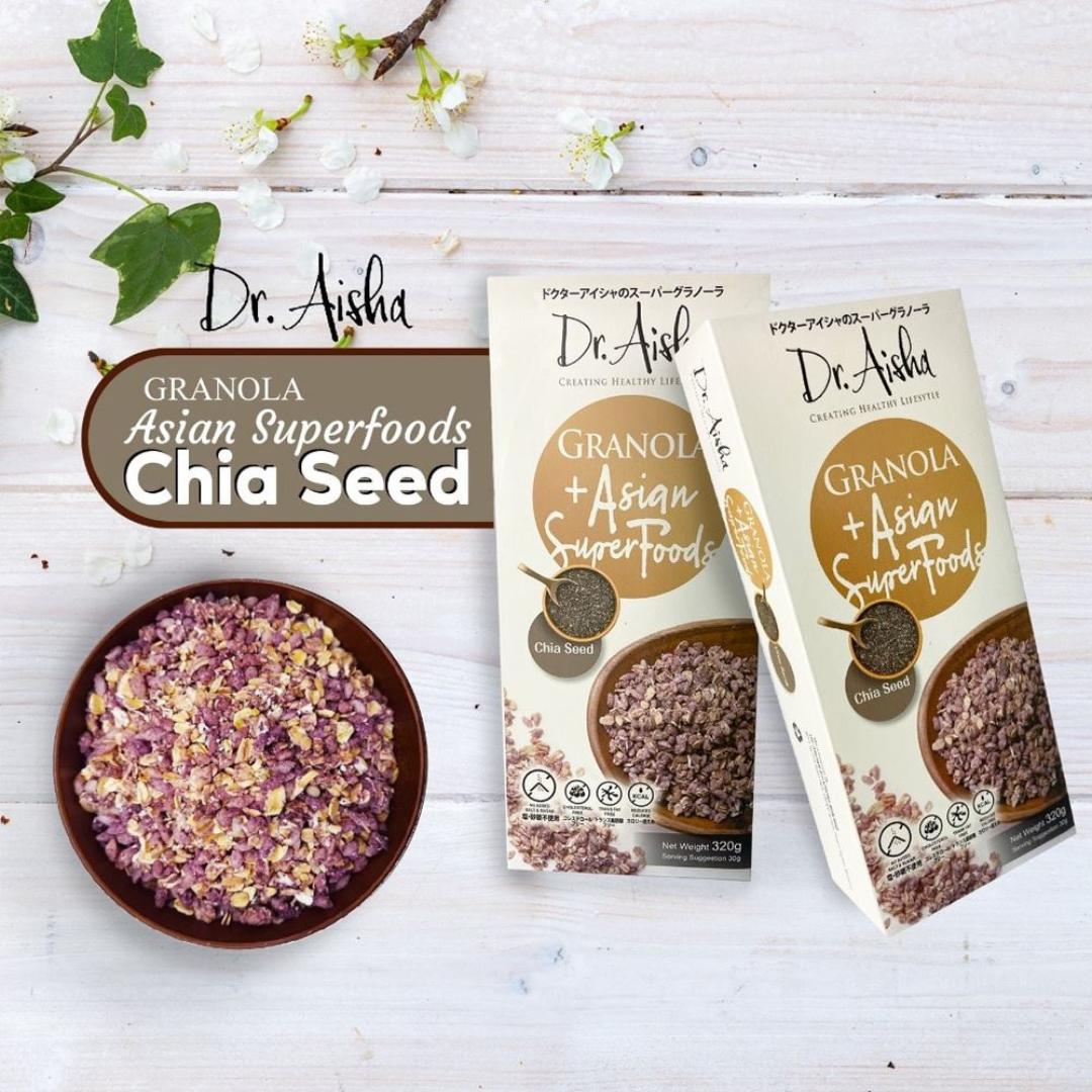 Dr Aisha Granola + Superfoods, Granola + Chia Seed, 11.3 oz