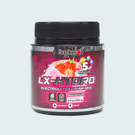 Electrolytes Drink Mix, Strawberry Flavor, 5.3oz (15 0 gm)