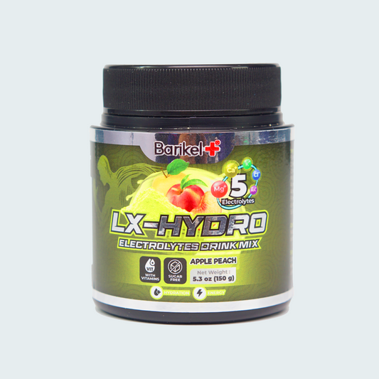 Electrolytes Drink Mix, Apple Peach Flavor, 5.3oz (150 gm)