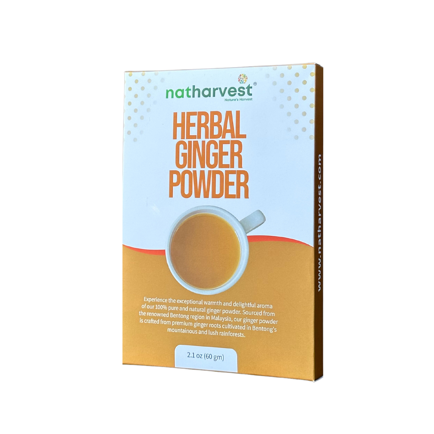 Natharvest Herbal Ginger Powder, 2.1 oz (60 gm)