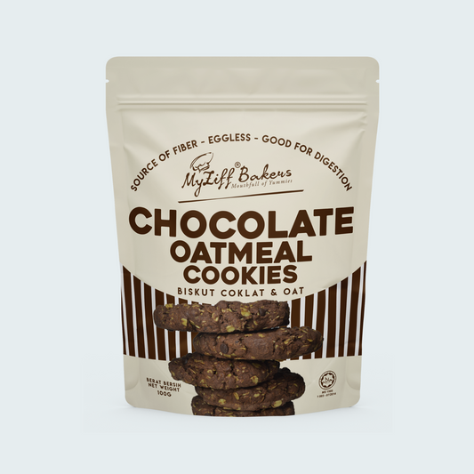 Chocolate Oatmeal Cookies, 3.53 oz (100 gm)
