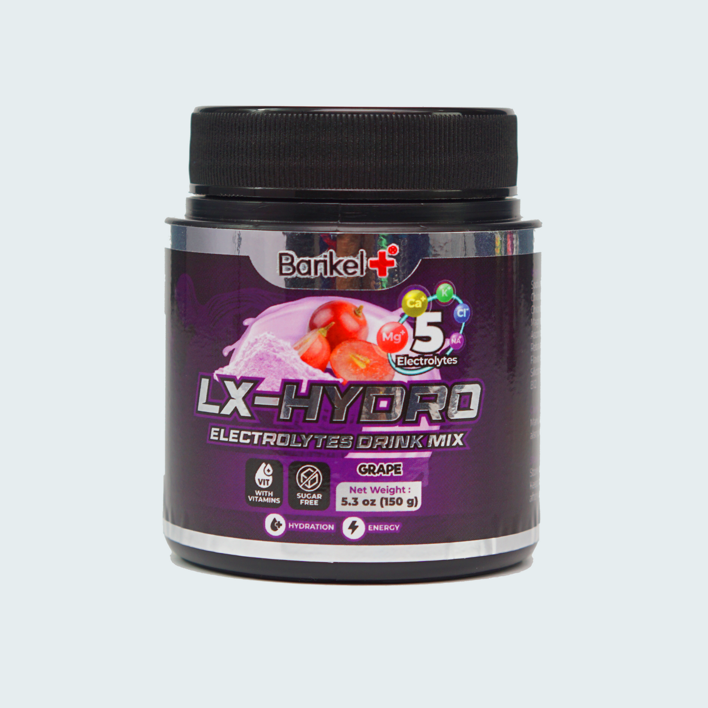 Barikel Lx-Hydro Electrolytes Drink Mix - Grape 5.3oz