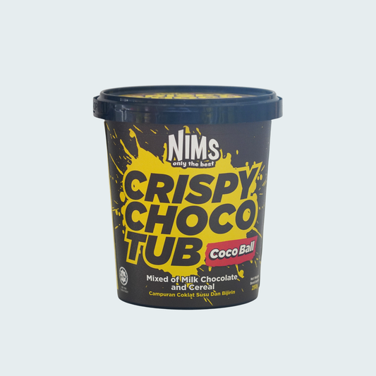 NIMS Crispy Choco Tub (Coco Ball), 8.81 oz (250 gm)