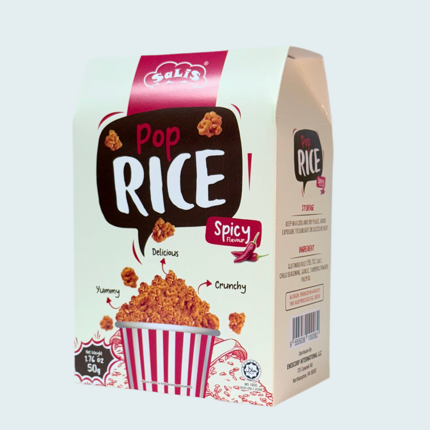 Spicy Cheese Pop Rice, 1.8 oz (50 gm)
