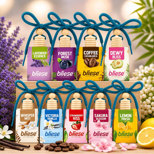 Bliese Car Air Freshener | Long-Lasting Fragrance for Home, Offices, Closets & Bathrooms