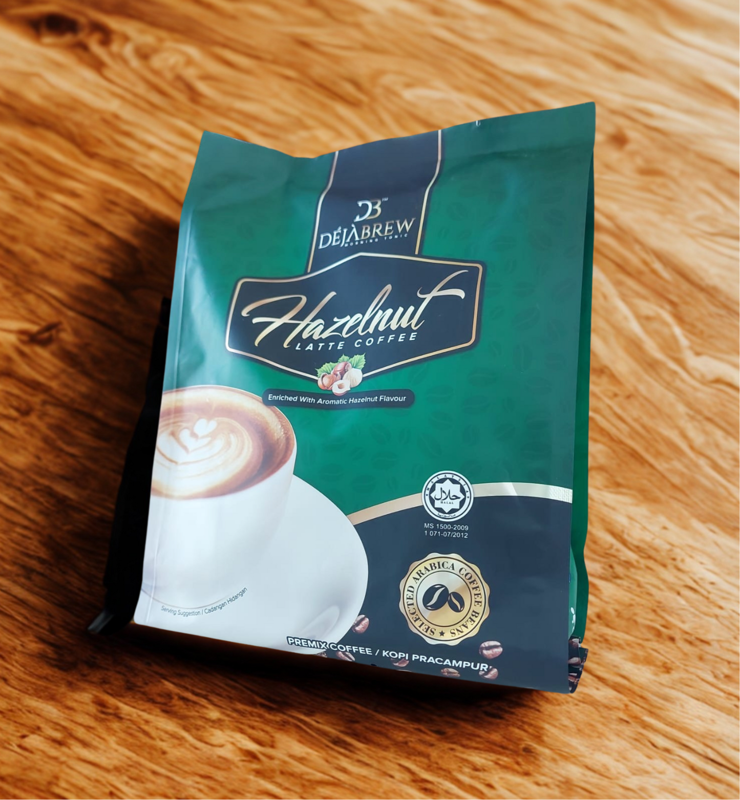 Hazelnut Latte Coffee, 16.5 oz (468 gm), 15 sachets x 30 gm