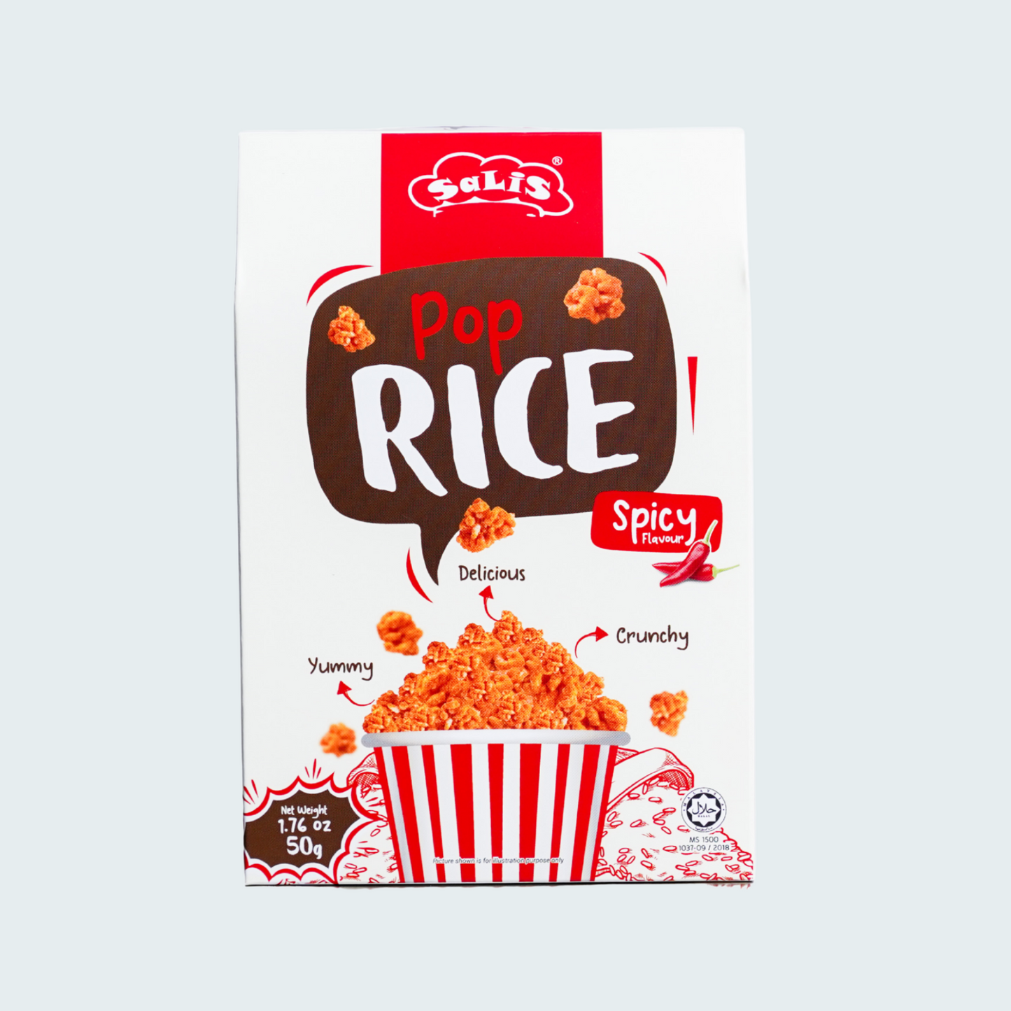 Spicy Cheese Pop Rice, 1.8 oz (50 gm)