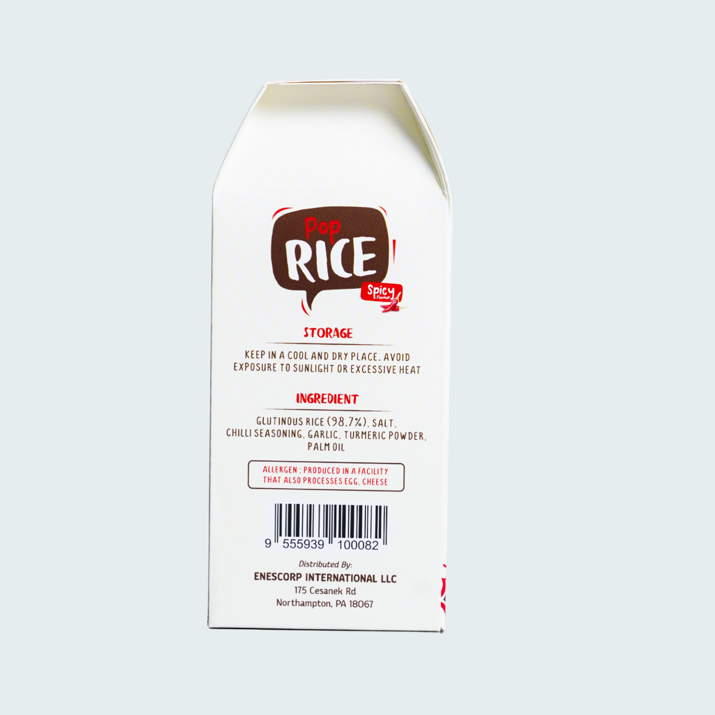 Spicy Cheese Pop Rice, 1.8 oz (50 gm)
