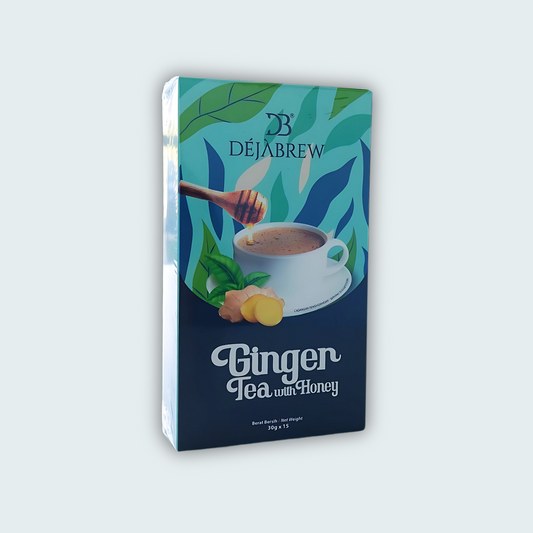 Ginger Tea with Honey, 15.87 oz (1 oz  x 15 Sachets)