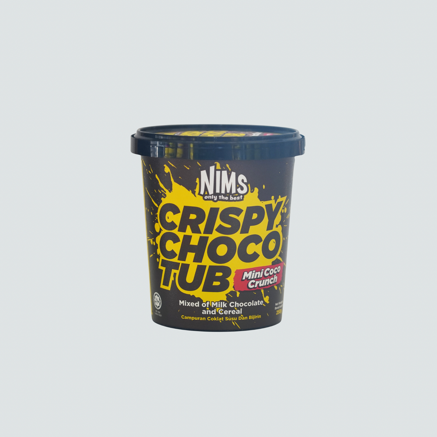 NIMS Crispy Choco Tubs | Mixed Flavors, 8.81 oz, 24 Pack