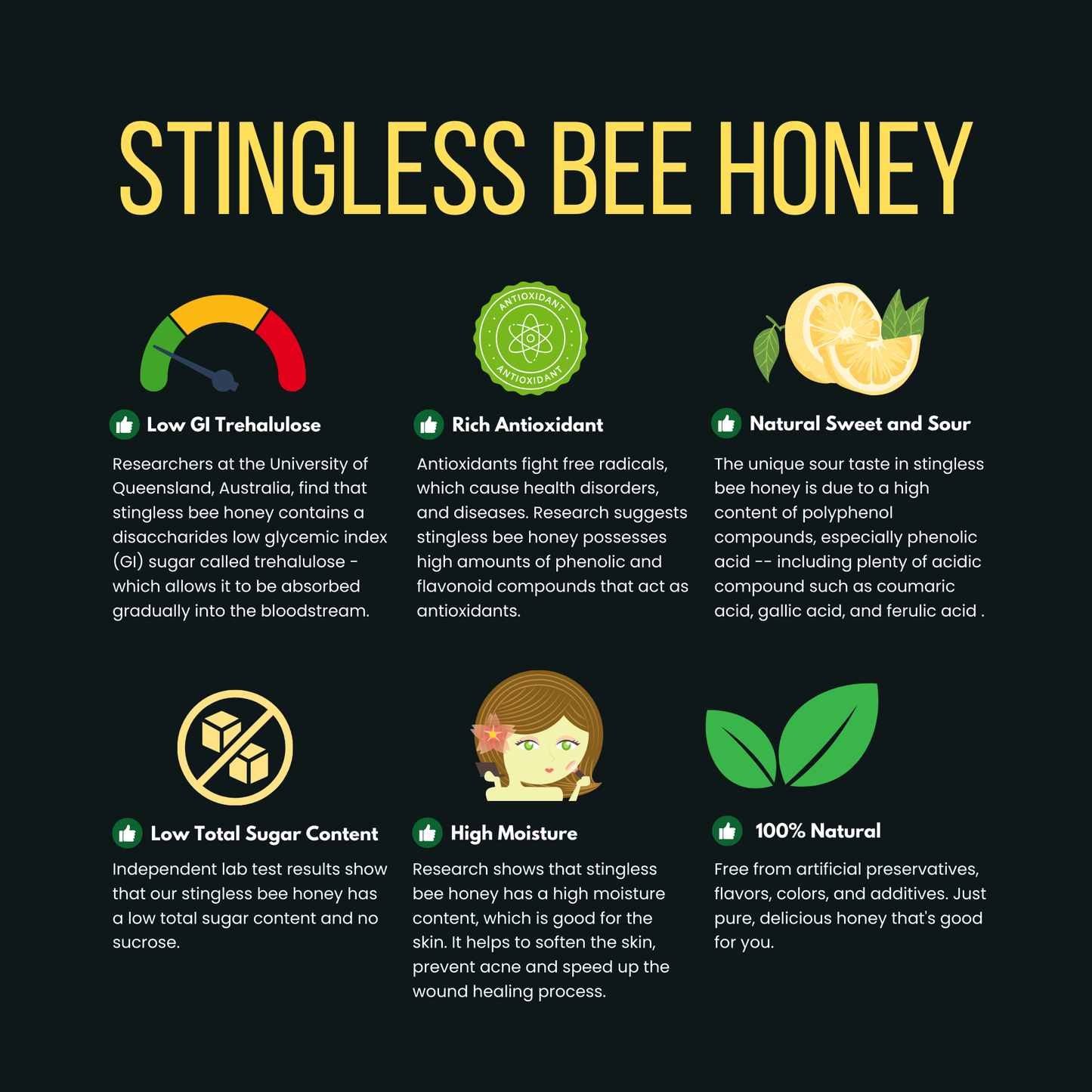 Natharvest Stingless Bee Honey – Pure and Natural Superfood, 8.8 oz (250 gm)