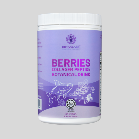 Halal Marine Collagen Peptides with MCT Oil – Moringa or Mixed Berry, 8.8 oz (250 gm)
