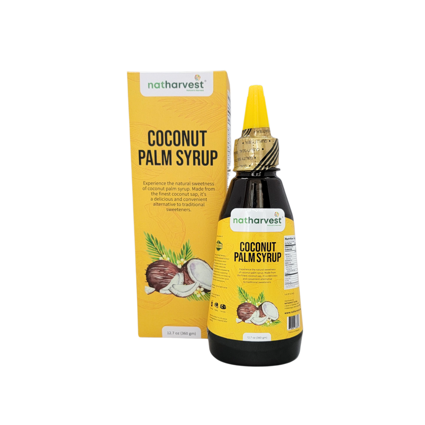 Natharvest Coconut Palm Syrup, 12.6 oz (360 gm)