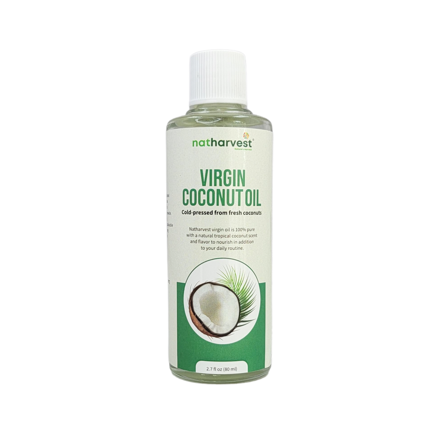 Natharvest Virgin Coconut Oil, 2.7 fl oz (80 ml)