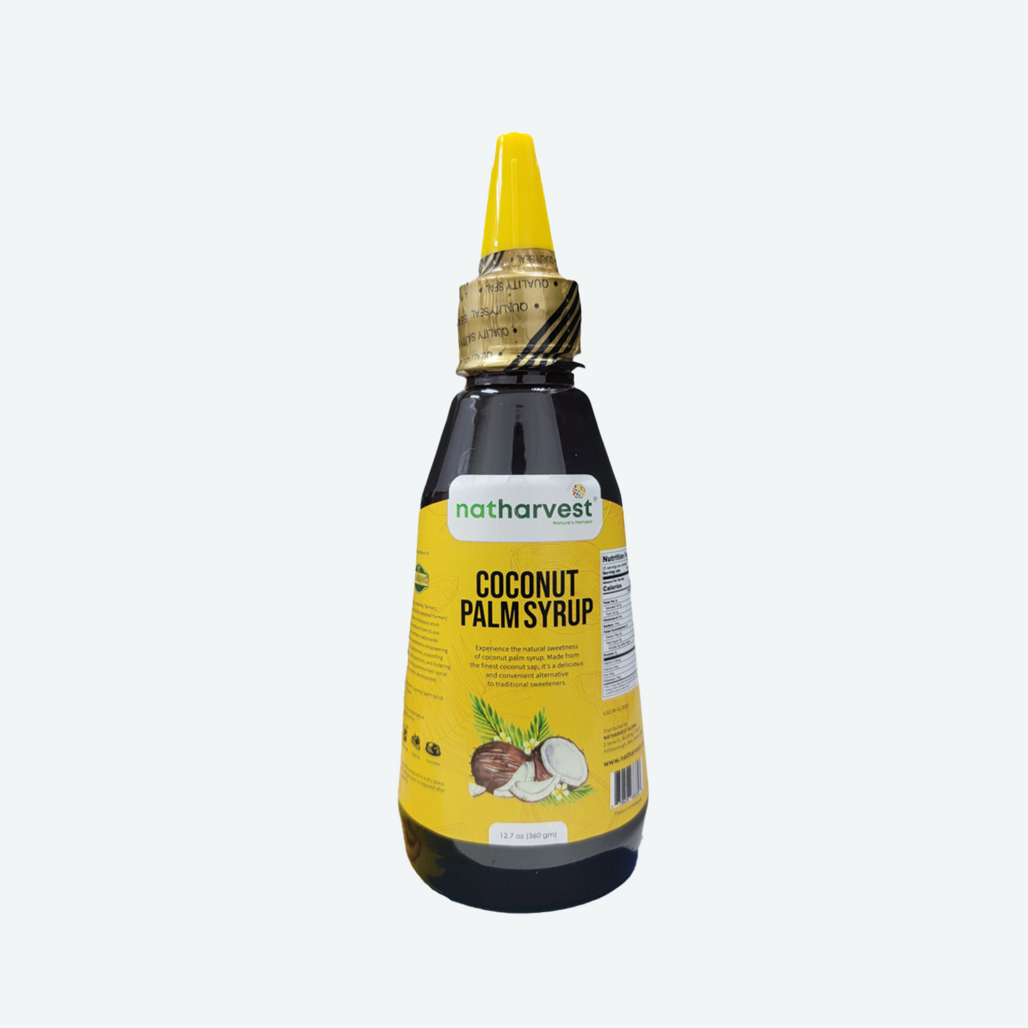 Natharvest Coconut Palm Syrup, 12.6 oz (360 gm)