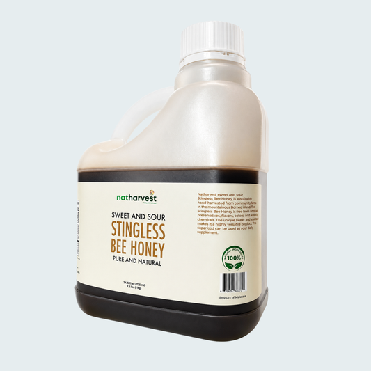 Natharvest Raw Stingless Bee Honey, 2.2 lbs (1 kg)