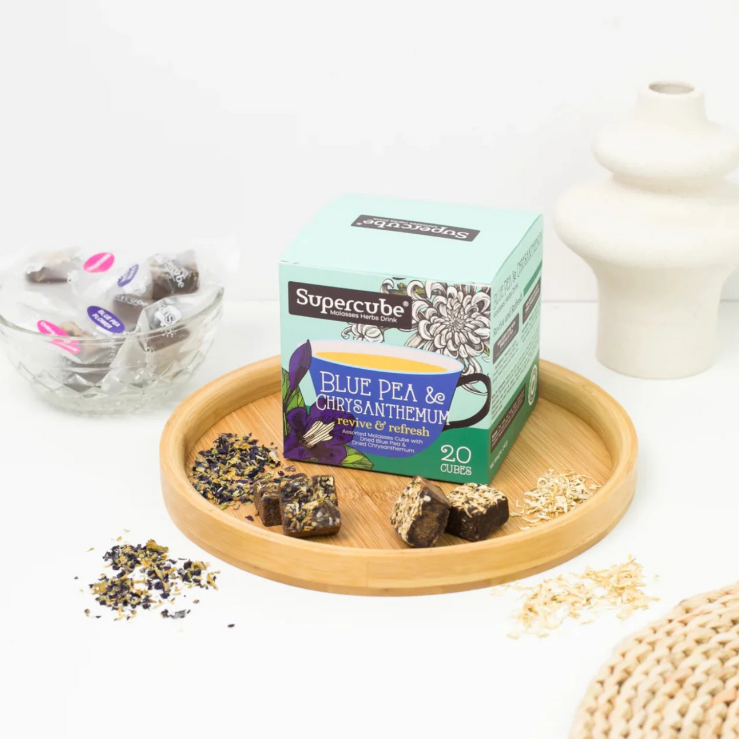 Herbal Tea with Black Sugar Cubes, 8.47 oz (240 gm)