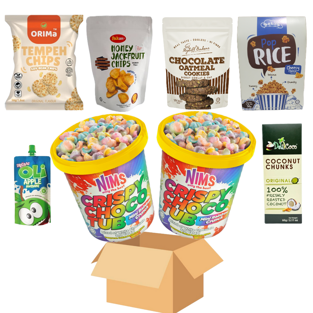 Asian Snack Bundle - Nims Crispy Choco Tub & Other