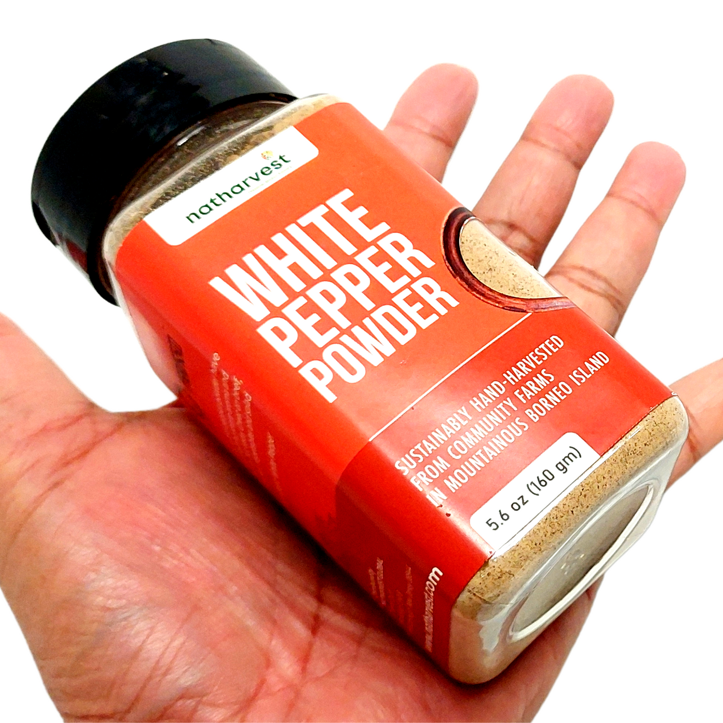 Sarawak white pepper powder by Natharvest